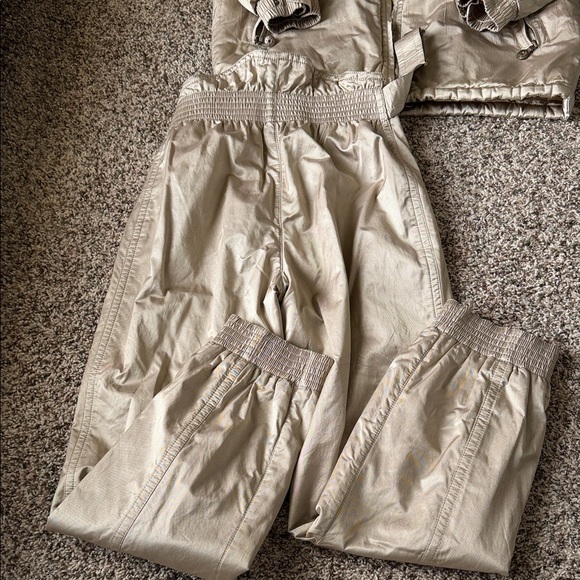 Vintage emmegi Tan Hooded Winter Jacket and Pants Set - Picture 9 of 16